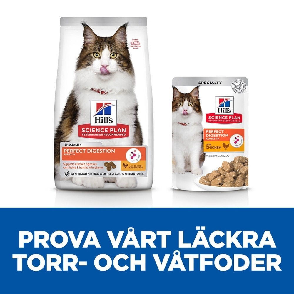 Science Plan Cat Perfect Digestion Adult 1+ Chicken&Brown rice