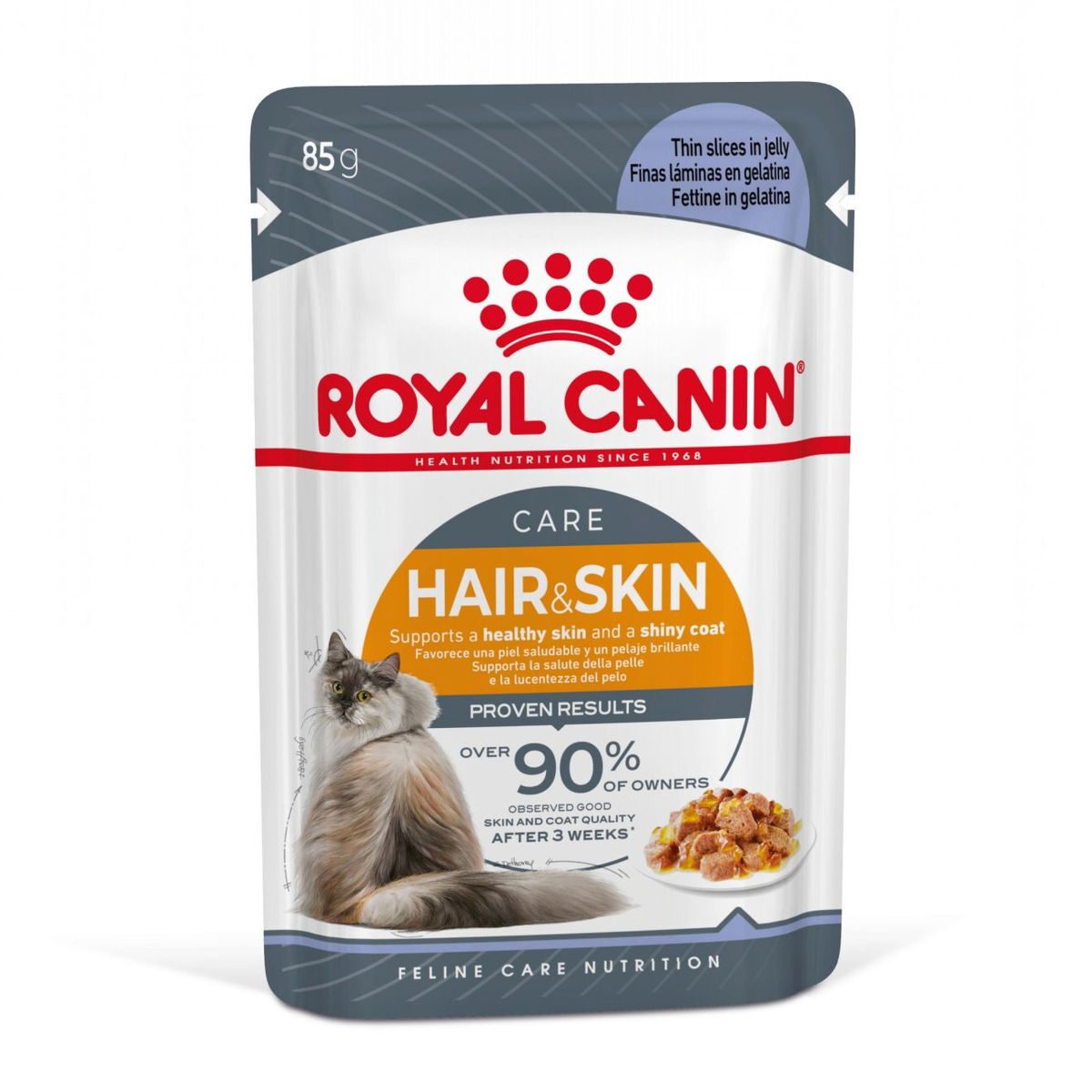 Royal Canin Hair & Skin Care Jelly Adult våtfoder för katt