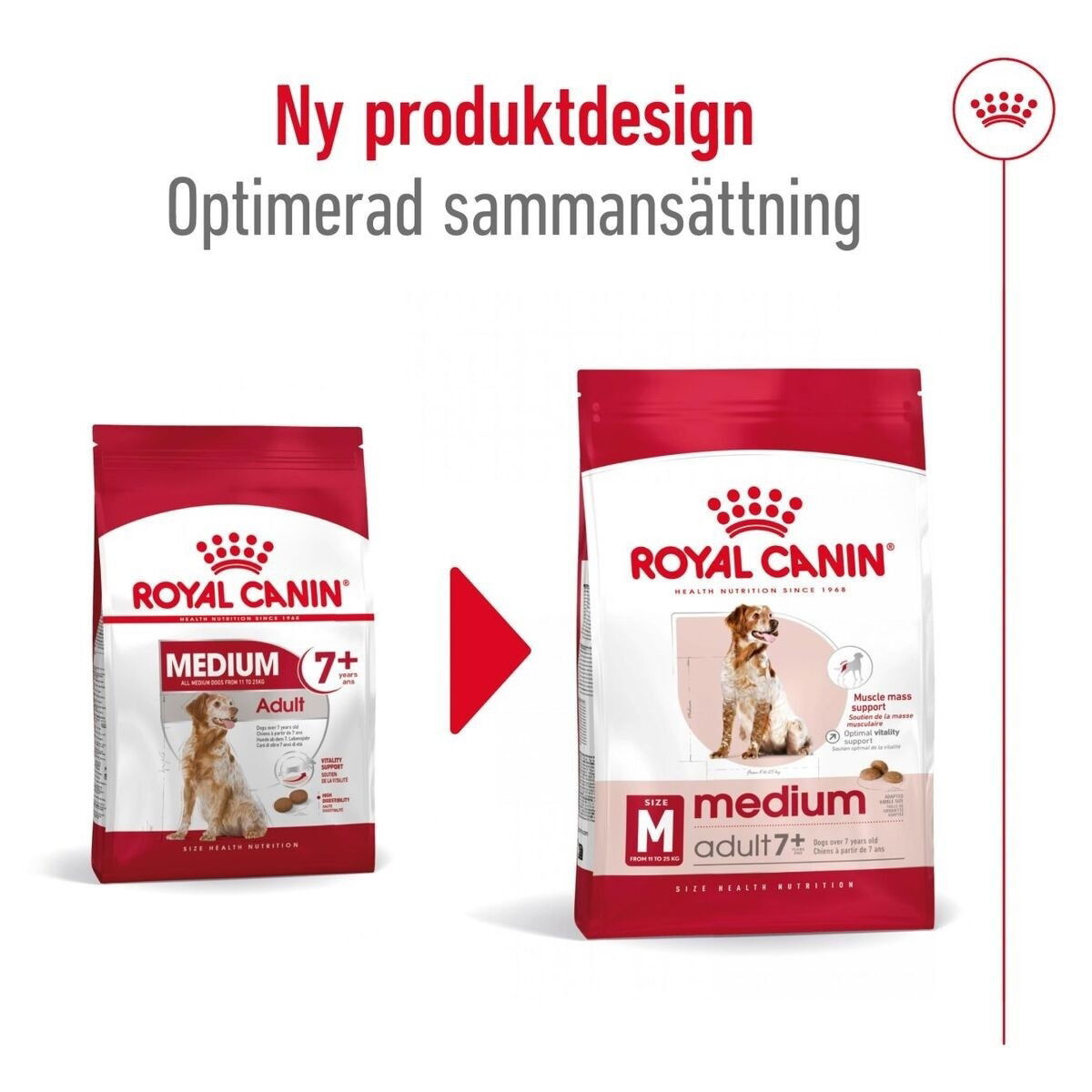 Royal Canin Medium Adult 7+ torrfoder för hund