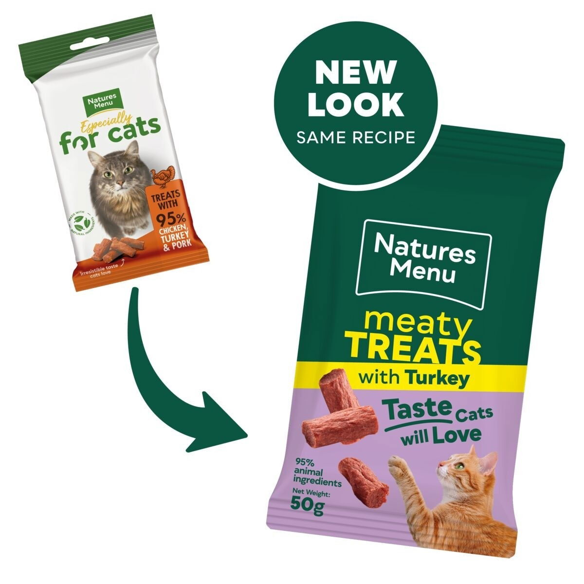 Natures Menu Cat Treat Turkey 50g