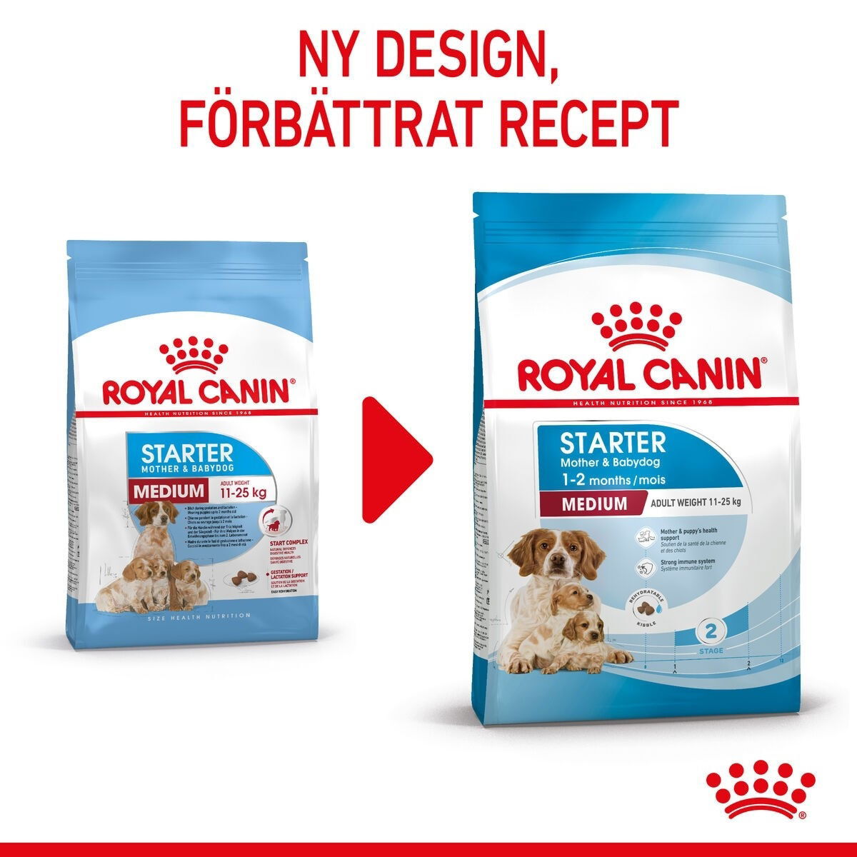 Royal Canin Medium Starter torrfoder för hund och hundvalp